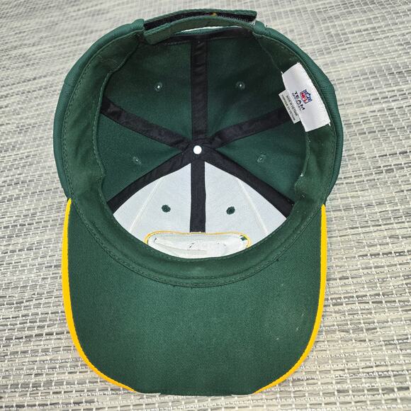 Green Bay Packers Cap Hat NFL Team Apparel Mens One Size Adjustable Football - Picture 5 of 9